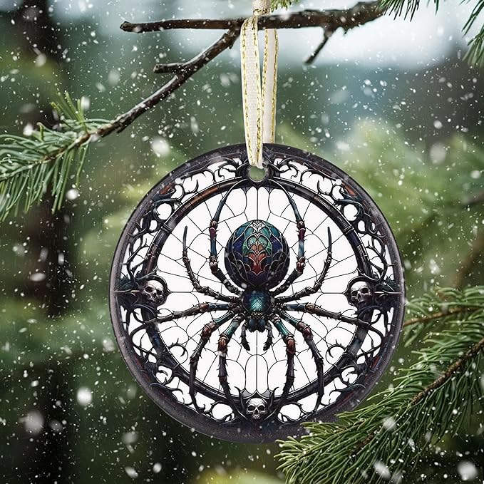 Christmas 2025 Ornaments, Christmas Ornament Gift, Holiday Keepsake, Stocking Stuffers, Gift Ideas - Spider