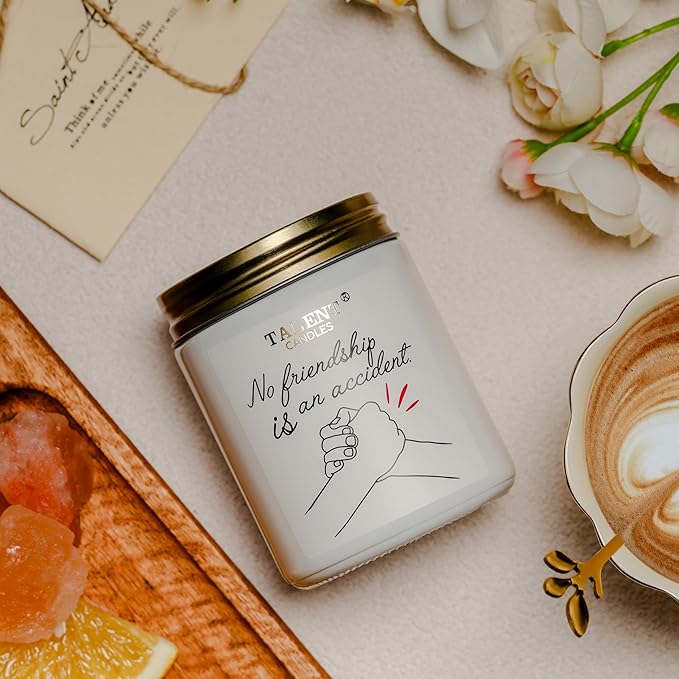 Champagne Cassis & Honey Scented Candle - Funny Birthday Gifts for Women & Men Friends