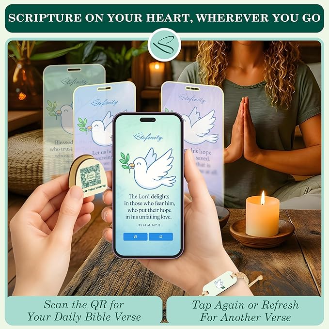 Catholic Prayer Cards For Women - Bible Verse Jar For Mom Birthday Present, Prayer Jar With Scripture Cards, Daily Bible Verse Card Religious Gift, Christmas Christian Gifts For Women Faith