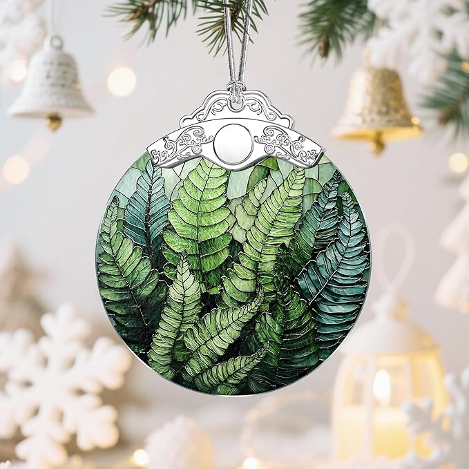 Fern Plant Christmas Ornaments: Christmas Tree Ornaments, Holiday Decor for Plant Lover, Stocking Stuffers, Gift Ideas, Housewarming Gift, Xmas Gifts & Gifts for Plant Lover