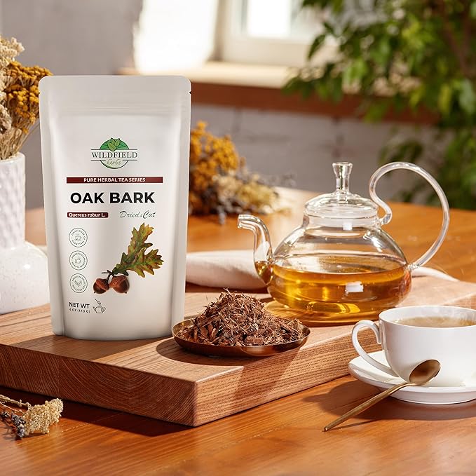 4 oz. Oak Bark Tea Tree Bark Herbs Сascara (Cortex Quercus) - 113g Herb Tea Corteza De Roble