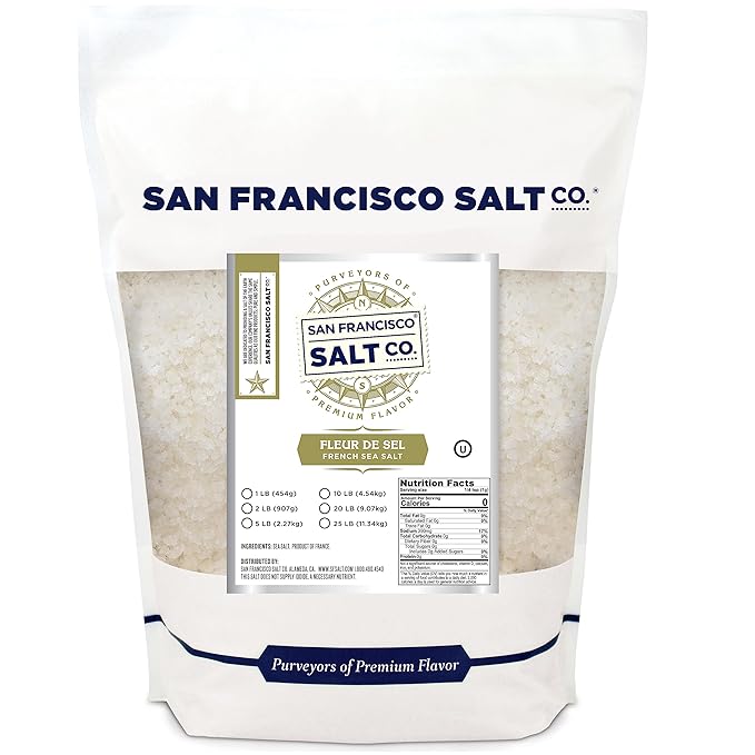 Fleur de Sel de Guérande - 2 lb. Bag French Sea Salt by San Francisco Salt Company