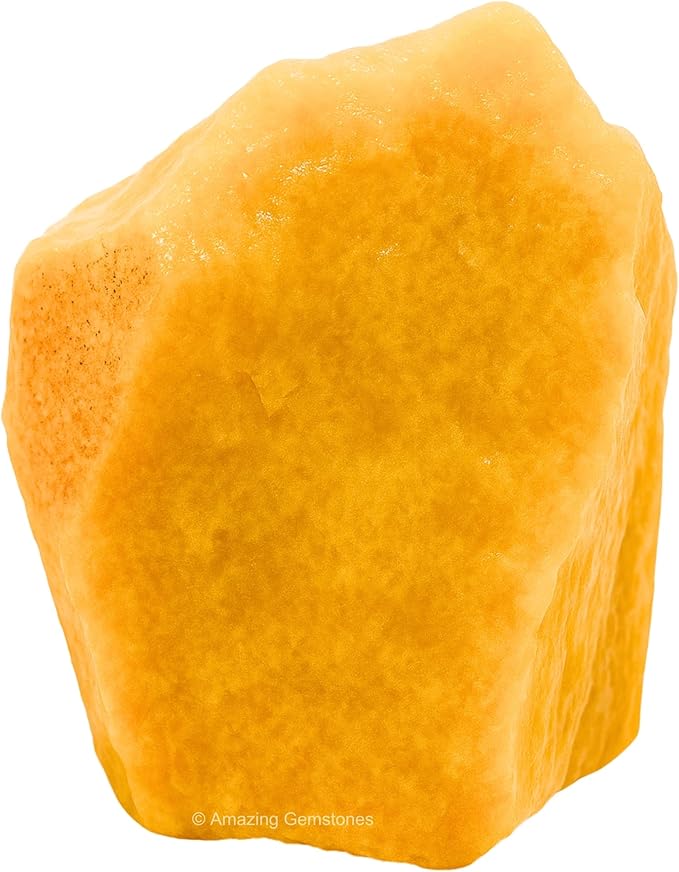 Amazing Gemstone 2 Pieces Yellow Jasper Raw Crystals and Healing Stones, Natural Rocks for Tumbling and DIY Raw Stones and Crystals