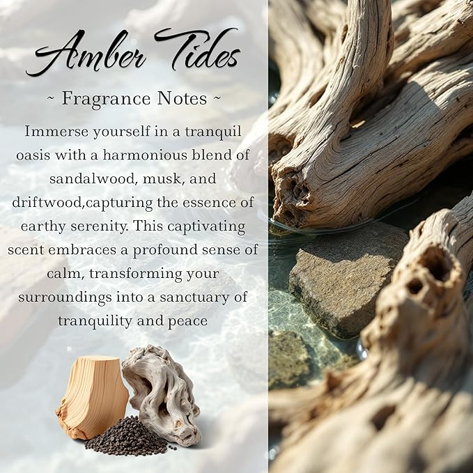 Innergy Throat Chakra Crystal Infused Car Air Freshener - Portable 8 ml. Hanging Essential Oil Diffuser for Vehicle, Long-Lasting Fragrance, Eco-Friendly Design, Freshness On The Go!