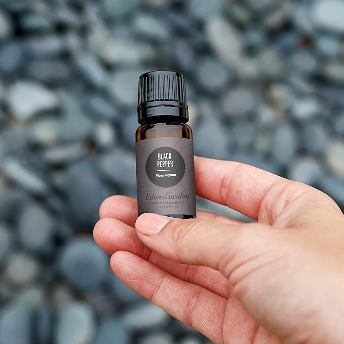 Edens Garden Black Pepper Essential Oil- 100% Pure Premium Grade, Undiluted, Natural, Therapeutic, Aromatherapy, The Best for Diffuser, Skin, Humidifiers, Kid Safe 10 ml (.33 fl oz)