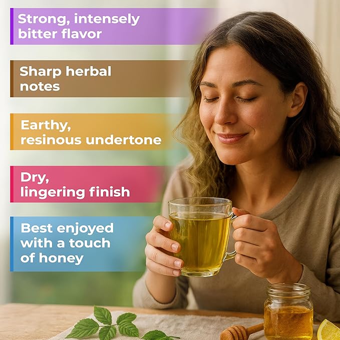 50 Bags Wormwood Herbal Tea (Artemisia Absinthum L.) – 50 Tea Bags 1.5g Absinthe Wormwood Herb