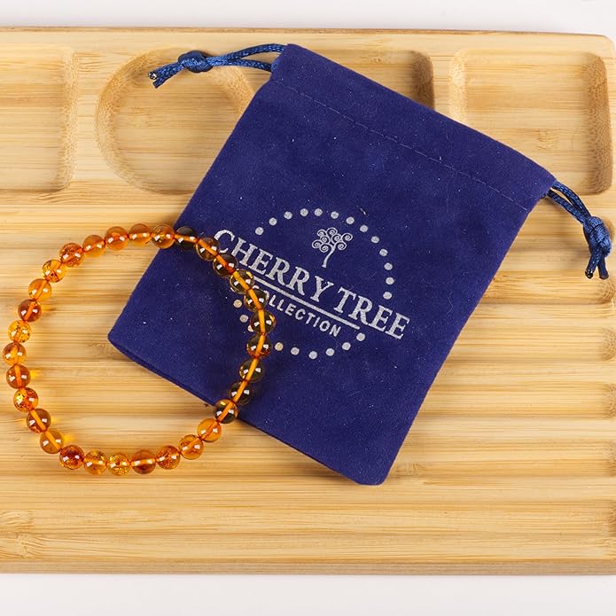 Cherry Tree Collection - Small, Medium, Large Sizes - Gemstone Beaded Bracelets For Women and Men - 6mm Round Beads