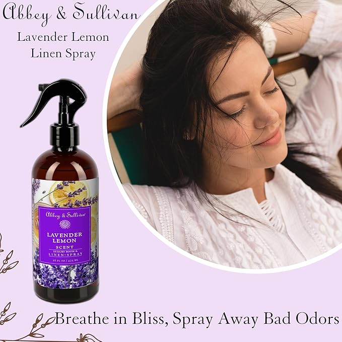 Abbey & Sullivan Linen Spray, Lavender Lemon, 16 oz.