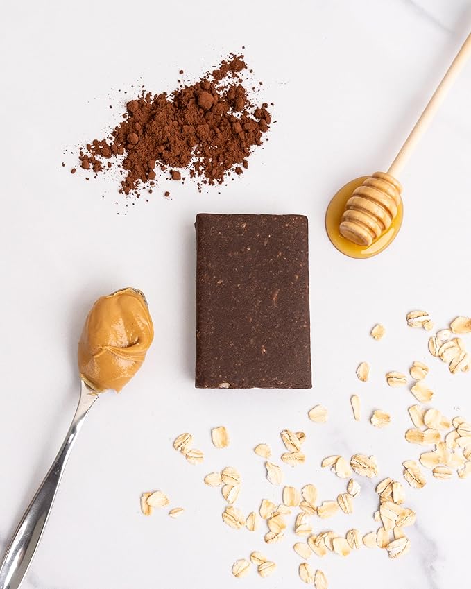 KiZE Energy Bars - Cocoa - Gluten Free, Non-GMO, and High Protein Meal Replacement Energy Bars, Clean and Simple Food Ingredients - 10g High Protein Snacks, (10 Count)