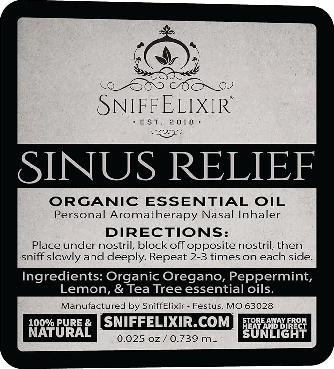 2 Pack Peppermint Inhaler Plus Sinus Nasal Inhaler – Aromatherapy Sticks for Sinus Pressure, Nausea Inhaler, Migraine Stick & Motion Sickness – Portable Essential Oil Inhalers for Adults