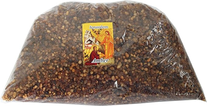 Holy Land Market Jerusalem Crushed and Sealed Flower Incense from The Holy Land (Amber, 16 Ounces)