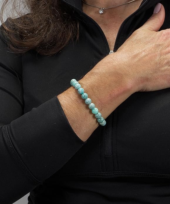 Cherry Tree Collection - Small, Medium, Large Sizes - Gemstone Beaded Bracelets For Women and Men - 8mm Round Beads