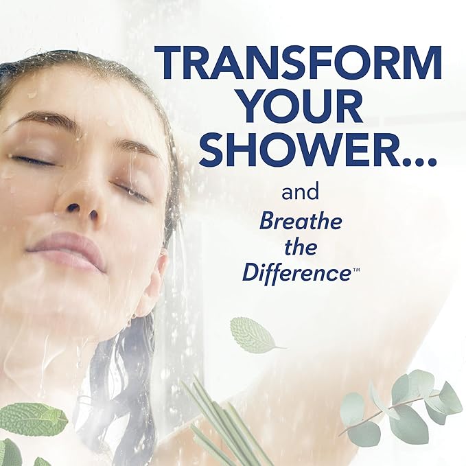 Sinucleanse Vapor Shower Steamers, All Natural Lemongrass, Eucalyptus & Mint Aromatherapy, 12 Extra Large Vapor Shower Tablets, Relaxation and Spa Gifts for Women and Men, Made in USA