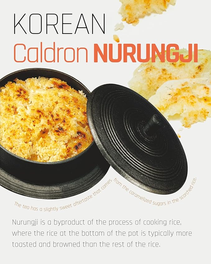 Ssanggye Caldron Nurungji Tea 1.5g x 40 Tea Bags, Premium Korean Herbal Tea Hot cold Nutty Savory Blended Corn Brown Rice Herb 누룽지차 4 Seasons Made in Korea