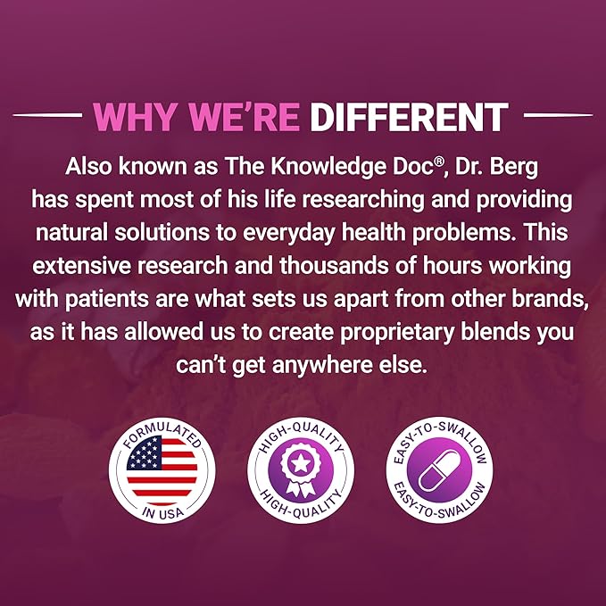 Dr. Berg Liver Cleanse Detox Capsules w/Unique Blend of Milk Thistle, Ox Bile & Folate - Liver Supplement Includes Turmeric, Black Pepper & Choline - 60 Capsules