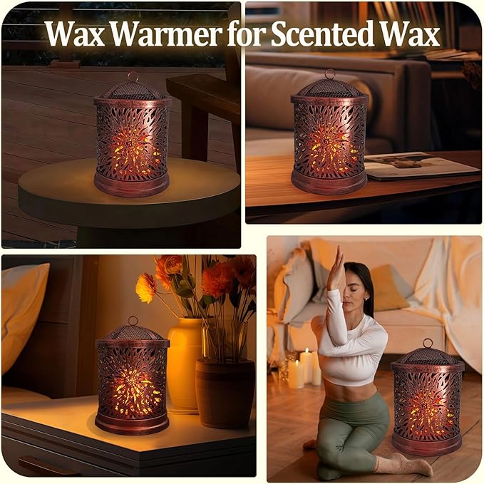 LIFFY Wax Melt Candle Warmer - Electric Melter with Lamp & Timer, Fragrance Warmer, Oil Burner, Aromatherapy Essential for Home & Office, Melt Warmer for Scented Wax Gift & Decor