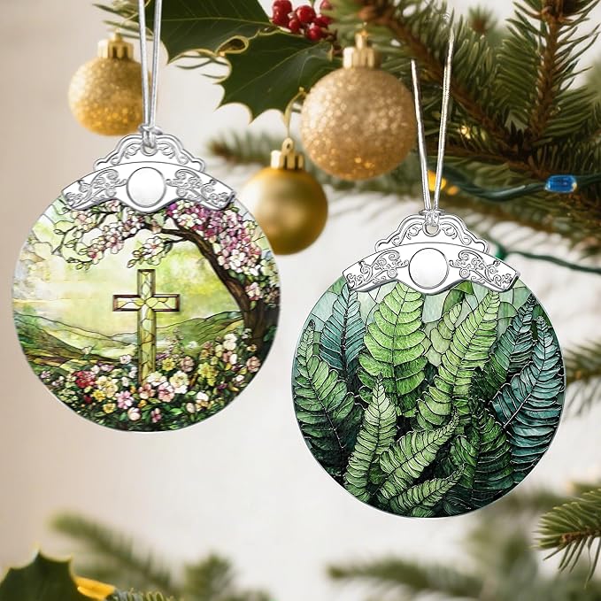Fern Plant Christmas Ornaments: Christmas Tree Ornaments, Holiday Decor for Plant Lover, Stocking Stuffers, Gift Ideas, Housewarming Gift, Xmas Gifts & Gifts for Plant Lover