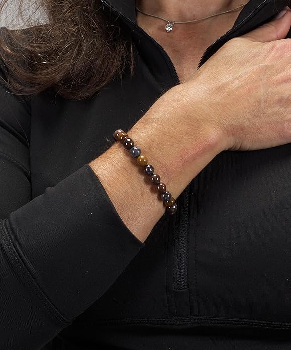 Cherry Tree Collection - Small, Medium, Large Sizes - Gemstone Beaded Bracelets For Women and Men - 8mm Round Beads