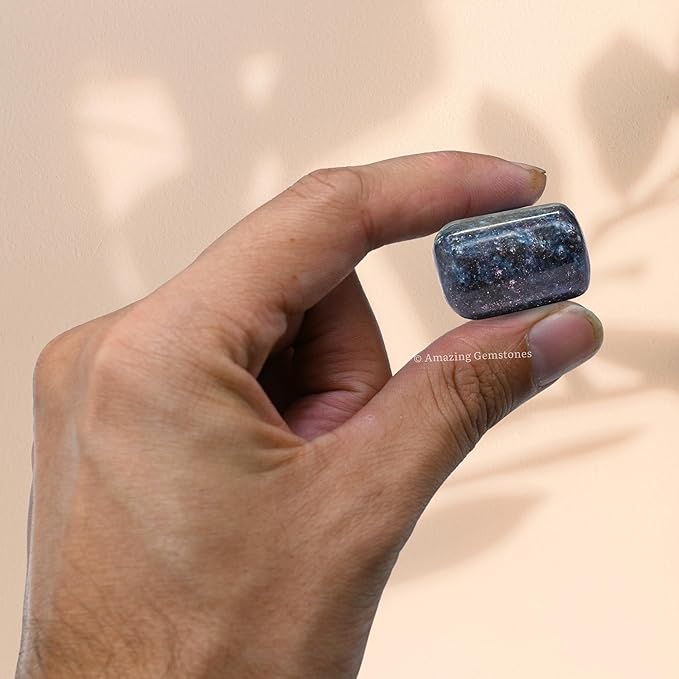 Amazing Gemstone Ruby Kyanite Crystals and Healing Stones Tumbled - 1000+ Carats Ruby Kyanite Stone, Natural Healing Stones for Energy Balance, Stress Relief - Premium Polished Gems Rocks