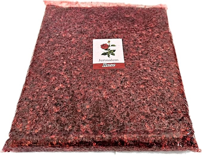 Holy Land Market Jerusalem Crushed and Sealed Flower Incense from The Holy Land (Rose, 16 Ounces)