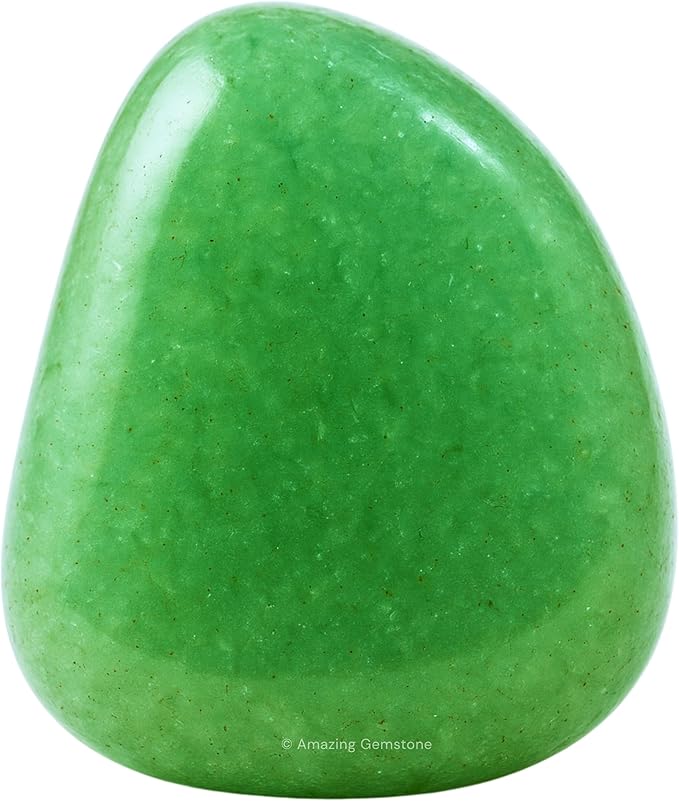 Amazing Gemstone Green Aventurine Crystals and Healing Stones Tumbled - 1 oz Green Aventurine Stone, Natural Healing Stones for Energy Balance, Stress Relief - Premium Polished Gems Rocks