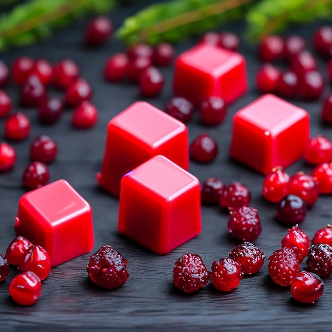Cranberry Woods Strongly Scented Hand Poured Vegan Wax Melts, 12 Scented Wax Cubes, 6.4 Ounces in 2 x 6-Packs