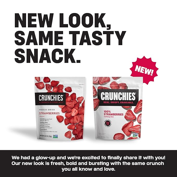 Crunchies Freeze-Dried Fruits, 100% All Natural Crispy Fruit, Non GMO and Kosher, Resealable Freeze Dried Fruit Snack Packs, Pack of 6 (Tropical Variety Pack)