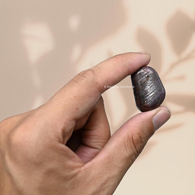 Amazing Gemstone Ruby Crystals and Healing Stones Tumbled - 1 Oz Ruby Stone Gem Stones, Natural Healing Stones for Energy Balance, Stress Relief - Polished Gems Rocks