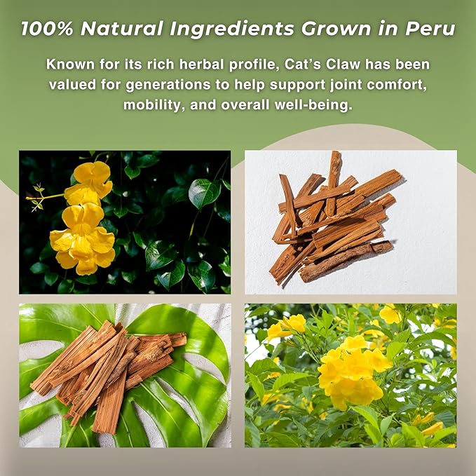 Hanan Te de Uña de Gato 80g - Cat’s Claw Loose Leaf Tea for Joint Support, Mobility & Well-Being, Natural Herbal Tea from Peru (2.82oz)