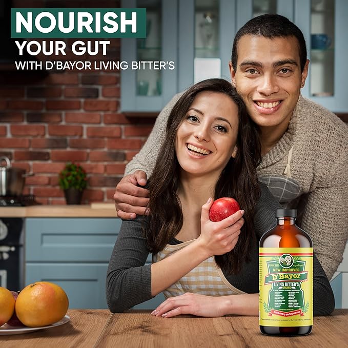 HERBOGANIC D'Bayor Living Bitter 16oz - Natural Blend of Black seed, Bitter Melon, Cinnamon and Seamoss to support Immune System