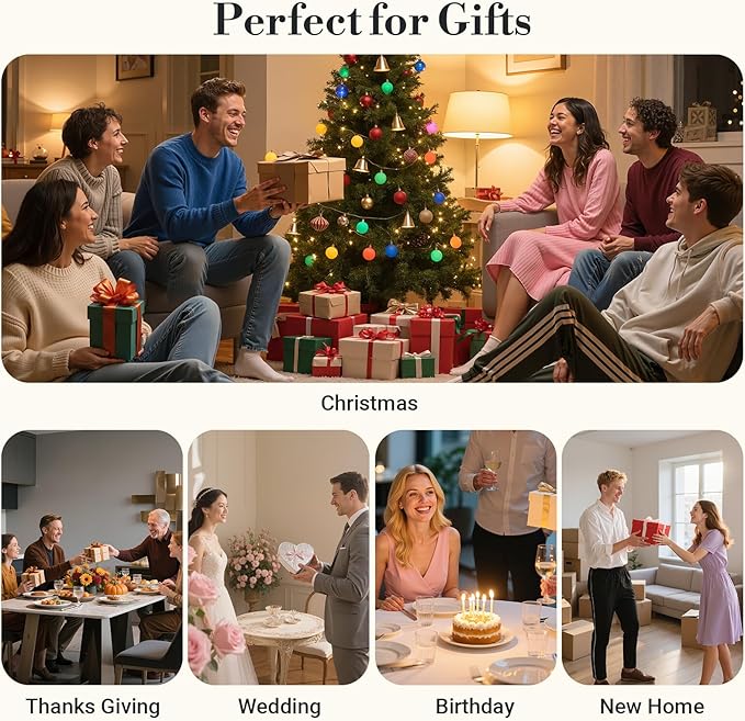 Marycele Candle Warmer Lamp with Timer for Yankee Candles, Black Wax Warmer with Dish for Wax Melts, House Warming Gifts for New Home Decor, Christmas Birthday Thanksgiving Gifts for Mom Women Men