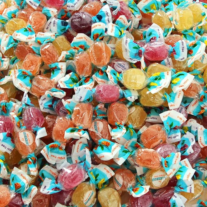SweetSide Sugar Free Fruit Jelly Candy, 1lb Pack of Sugar Free Candy Bulk, These Candies Individually Wrapped for Convenience and Freshness, Perfect for Sharing or Portion Control