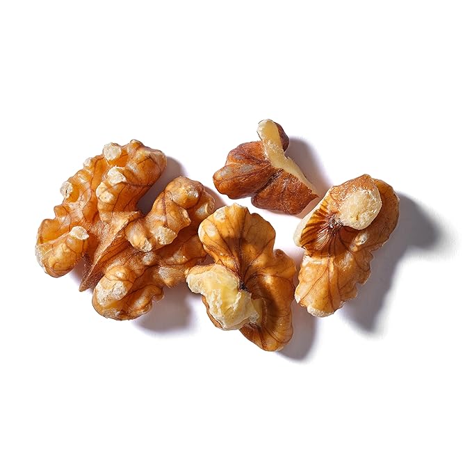 Yupik California Walnuts, Halves and Pieces, 6.5 Oz, Gluten-Free, Kosher, Raw Nuts, Unsalted, Unroasted, No Shell, Healthy Snacks, Source of Omegas