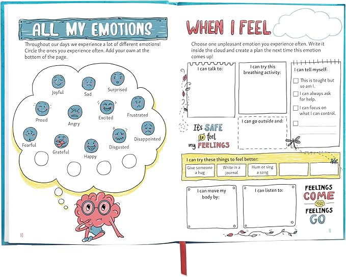 Big Life Journal - Daily Journal for Kids - A Growth Mindset Workbook for Children – Interactive Journal and Goal Planner for Kids – Daily Guided Journal for Children… (Green)