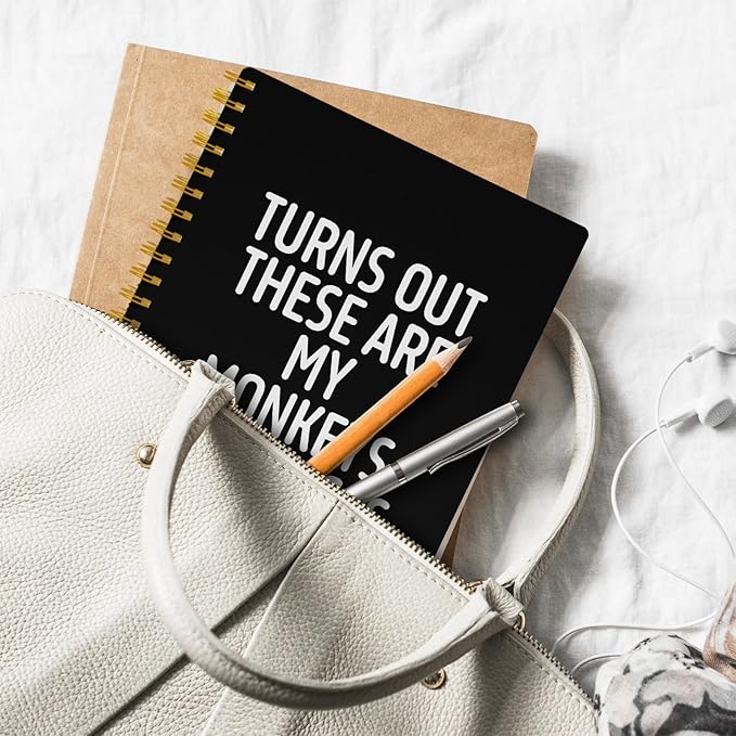 Funny Notebooks for Work,Black Aesthetic Journal, Funny Boss Day Gifts, Boss Gifts for Men Women, Funny Gifts for Boss, Boss Office Decor, Spiral Notebook 5.5x8.3 Inch