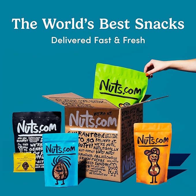 Nuts.com – Mixed Nuts in Shell – 2 Lb Bag, Healthy Snack Sampler, Includes Premium Walnuts, Almonds, Hazelnuts, Pecans & Brazil Nuts – Good Source of Protein, Fiber & Omega-3