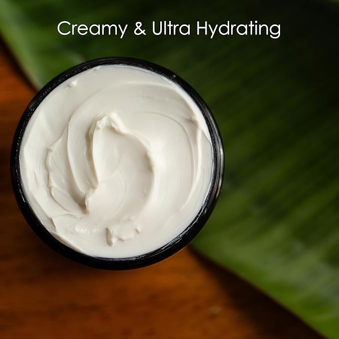 Lemon Sage Body Butter - Whipped Organic Shea Butter with Jojoba Oil and Essential Oils, Natural Lotion for Women and Men, Lemon Scented Moisturizer with No Synthetic Fragrances