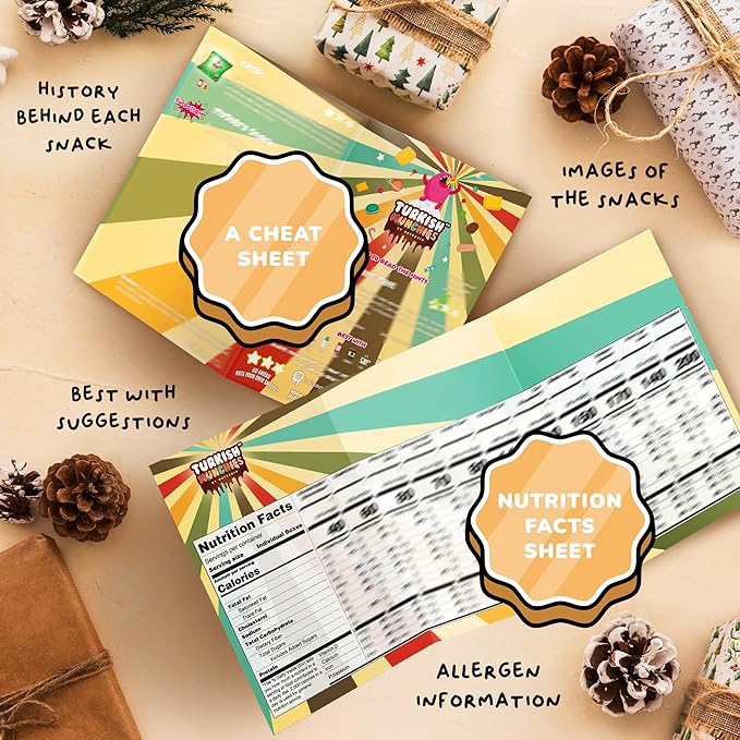 International Snack Box | Premium Exotic Foreign Snacks | Unique Snack Food Gifts | Try Extraordinary Turkish Snacks | Candies from Around the World (Midi Green)