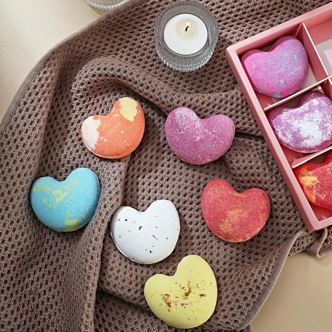 Bath Bombs Gift Set for Christmas, 9 x 1.41 Oz/ 40g. Essential Oil Spa Bomb Fizzies, Relaxation, Moisturizing and Fun for Women, Wife, Mom, Girls, Teens, Daughter and Her