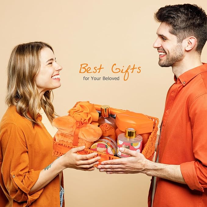 Christmas Gifts for Women - 23-Piece Bath & Body Gift Basket Set for Women, Bath Gift Set, Spa Gift Basket Set | Mothers Day Gifts for Mom, Valentine's, Birthday Gifts, All Occasion Present for Her