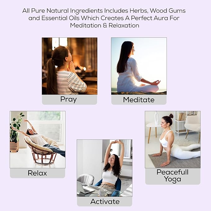 Raajsee Amber Incense Sticks 100 Gm Pack-100% Pure Organic - Natural Hand Rolled Free from Chemicals-Insence for Church,Relaxation, Meditation & Sensual Therapy