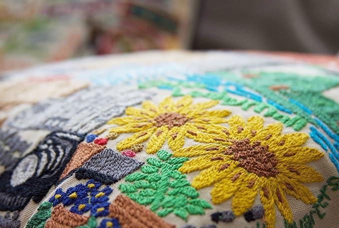 Catstudio Omaha Embroidered Decorative Throw Pillow