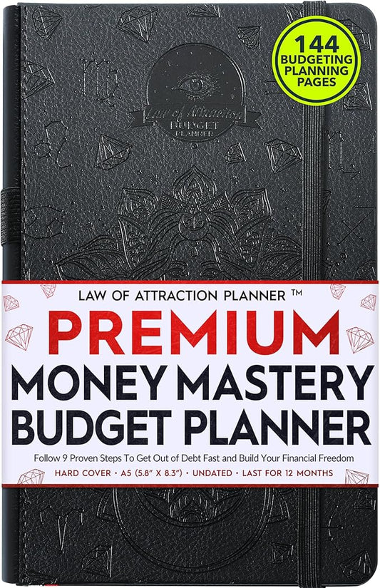 Budget Planner and Monthly Bill Organizer - Finance Planner, 12-Month Journey to Financial Freedom | Bill Payment Tracker Monthly Organizer, Money Saving & Expense Tracker | Undated Budgeting Journal