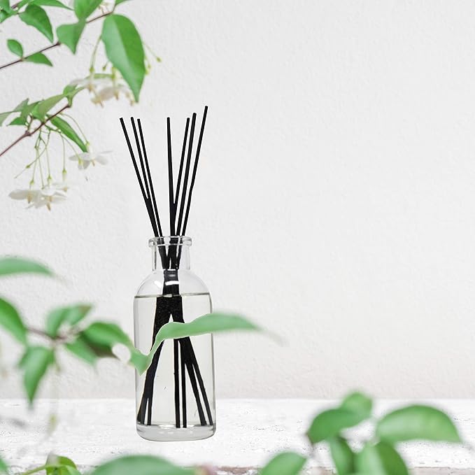 Urban Naturals Moroccan Amber Essential Oil Reed Diffuser Gift Set | Golden Silk Amber, Sun-Kissed Citron, Raw Coconut & Acai | Great Home Fragrance Gift Idea