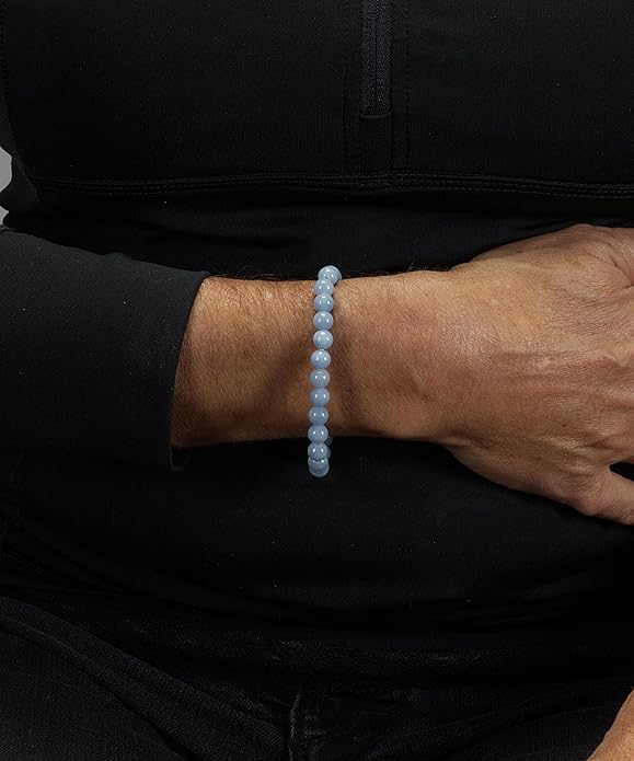 Cherry Tree Collection - Small, Medium, Large Sizes - Gemstone Beaded Bracelets For Women and Men - 6mm Round Beads