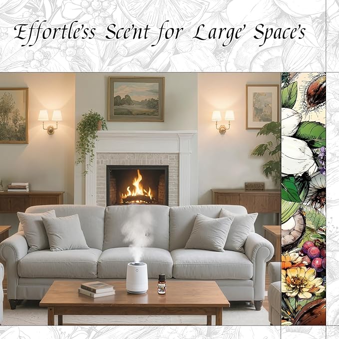 HIQILI Misty Cedar Diffuser Oil for Aromatherapy, Inspired by Bvrberry Bri.t for Him, Essential Oil Diffuser, Luxury Hotel Scents - 0.34 Fl Oz