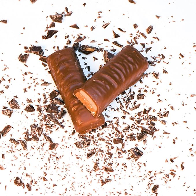 FITWISE - High Protein Layer Bars, 15g Protein, Low Calorie, Low Fat, Low Cholesterol, Aspartame Free, Vegetarian Breakfast Snack Bar, 7 Servings Per Box (Peanut Butter)