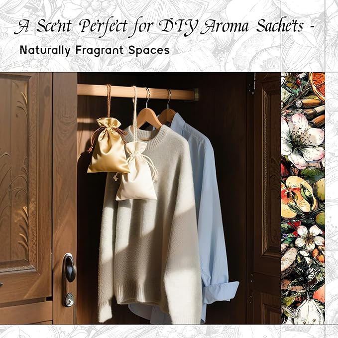 HIQILI Osmanthus Starlight Fragrance Oil for Diffuser, Inspired by G.cci Flora-Eud-Tlette, Candle & Soap & Spray Making, Citrus-Floral, Long-Lasting Scent - 1 Fl Oz