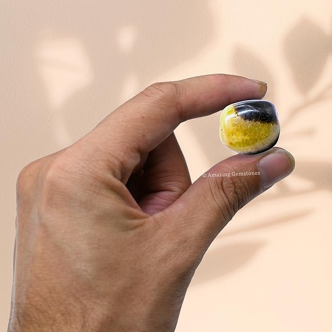 Amazing Gemstone Septarian Crystals and Healing Stones Tumbled - 1000+ Carats Septarian Stone, Natural Healing Stones for Energy Balance, Stress Relief - Premium Polished Gems Rocks for Meditation