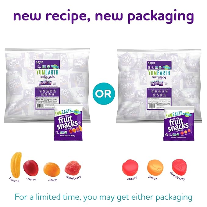YumEarth Organic Fruit Snacks (Pack of 35)